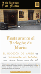 Mobile Screenshot of elbodegondemario.com